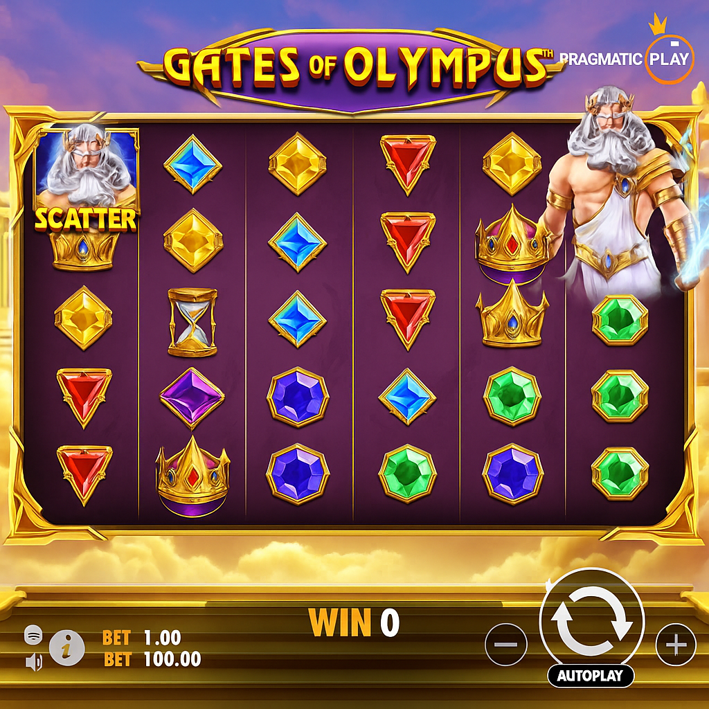 HolyLuck - Gates of Olympus Slot Game - Pragmatic Play